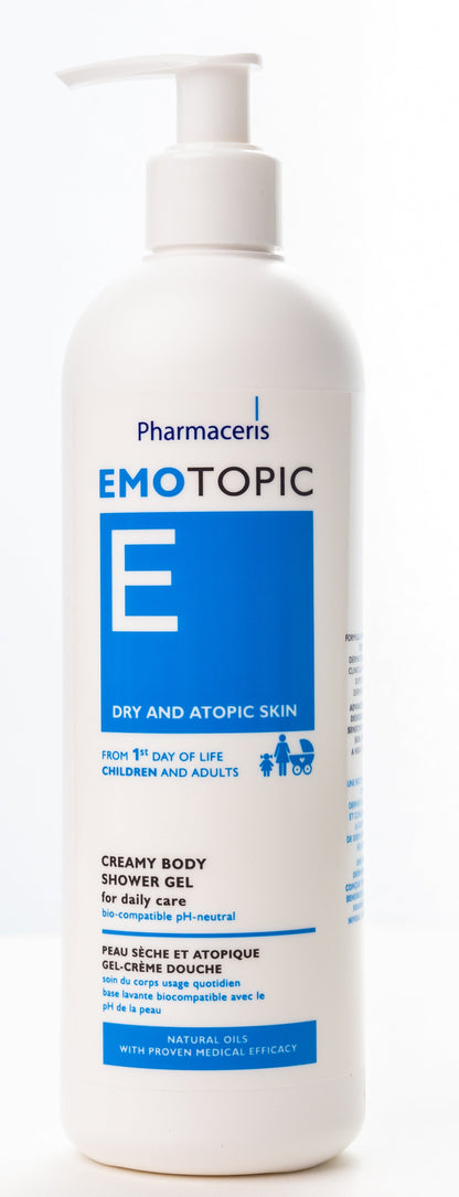 Pharmaceris E Emotopic Creamy Body Shower Gel for Dry and Atopic Skin 400 Ml