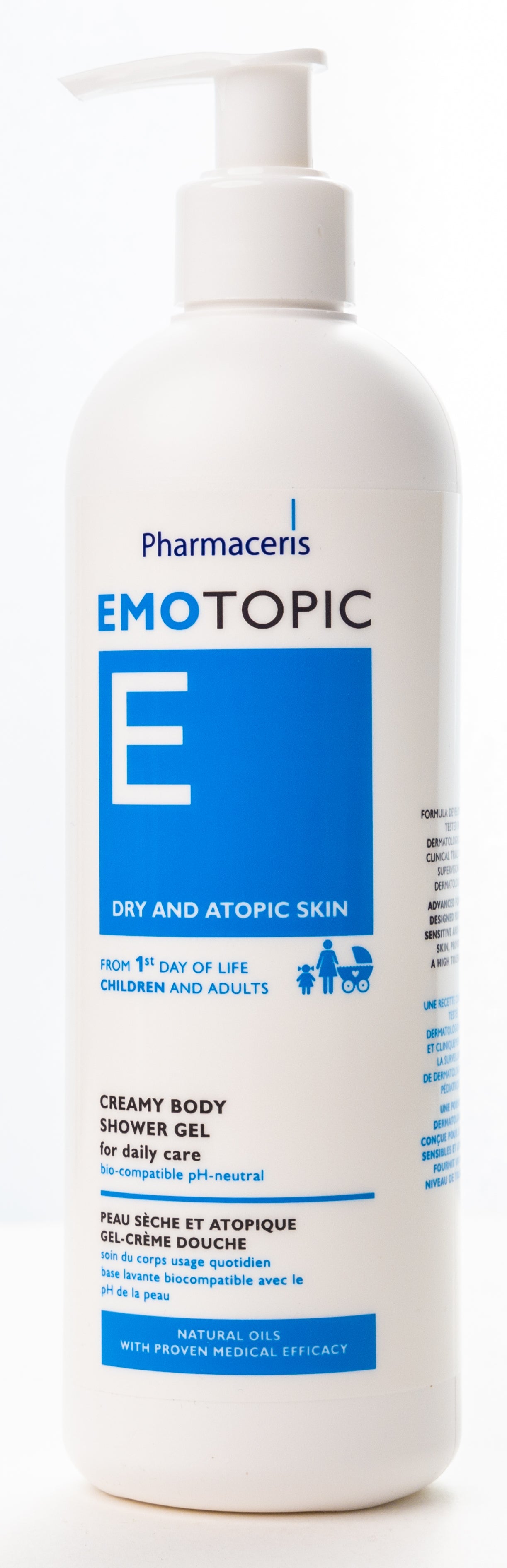 Pharmaceris E Emotopic Creamy Body Shower Gel for Dry and Atopic Skin 400 Ml