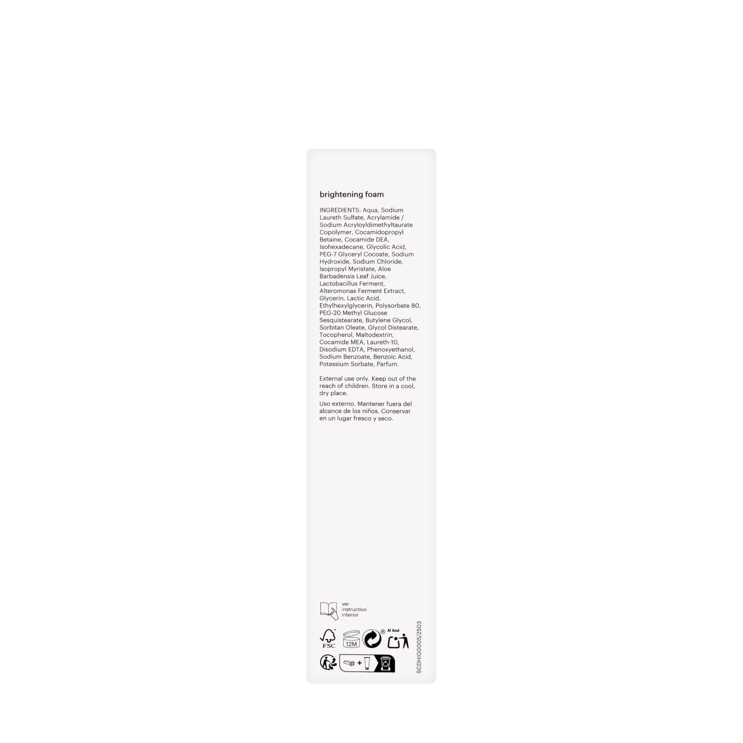 Mesoestetic Brightening Foam 100 Ml