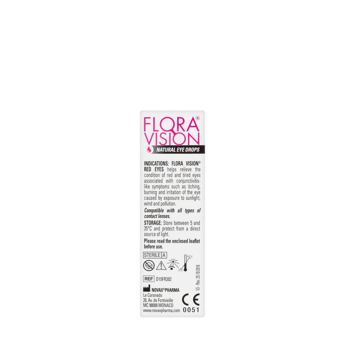 Flora Vision Red Eyes Drops 15Ml
