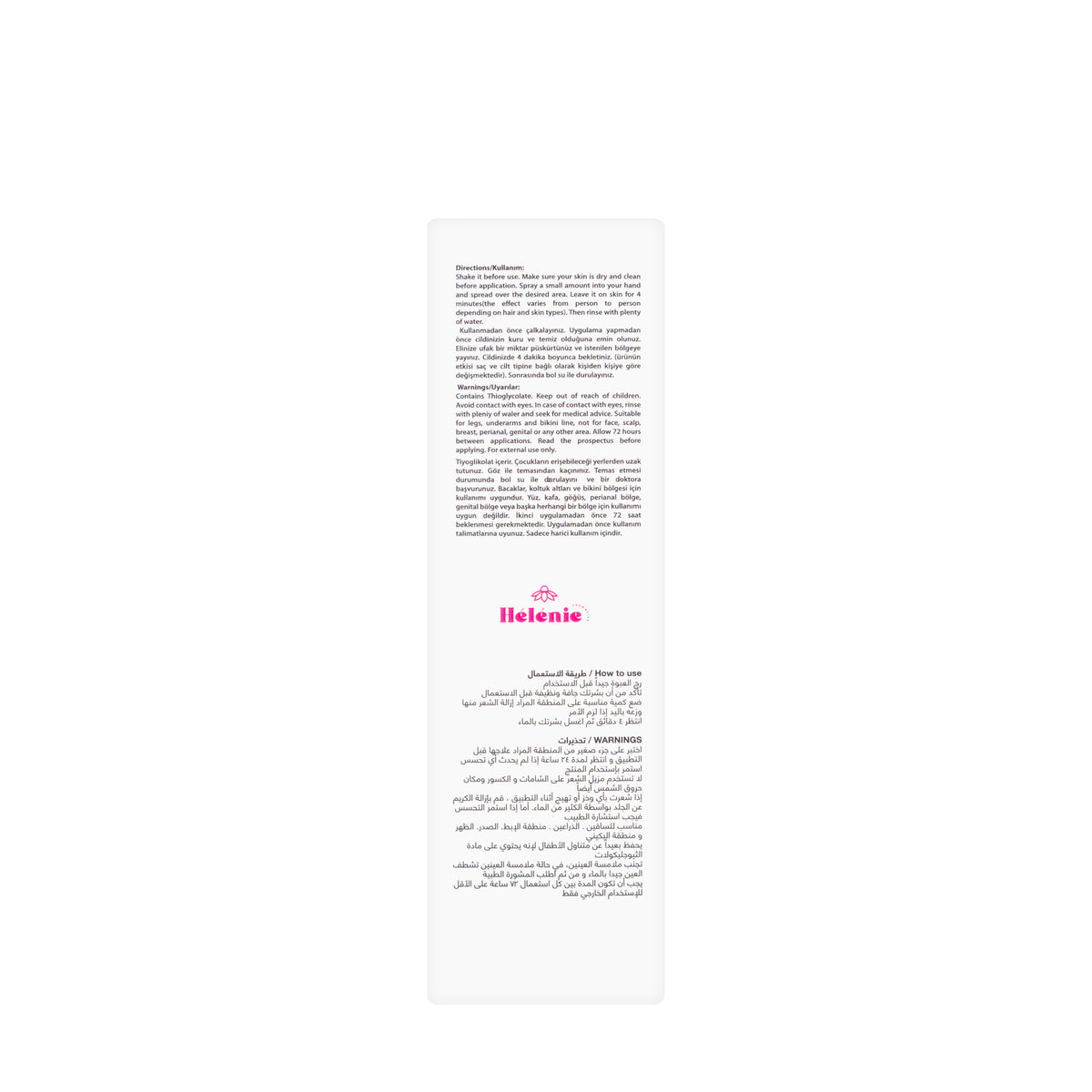 Luis Bien Hair Removal Spray For Women 100 Ml