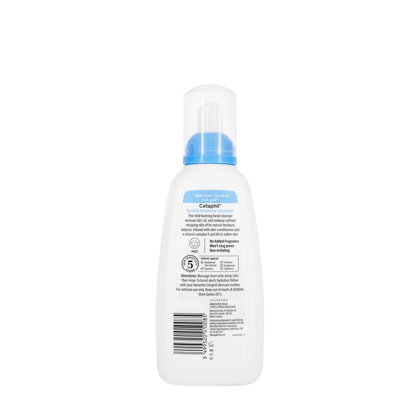 Cetaphil Gentle Foam Cleanser 236 Ml