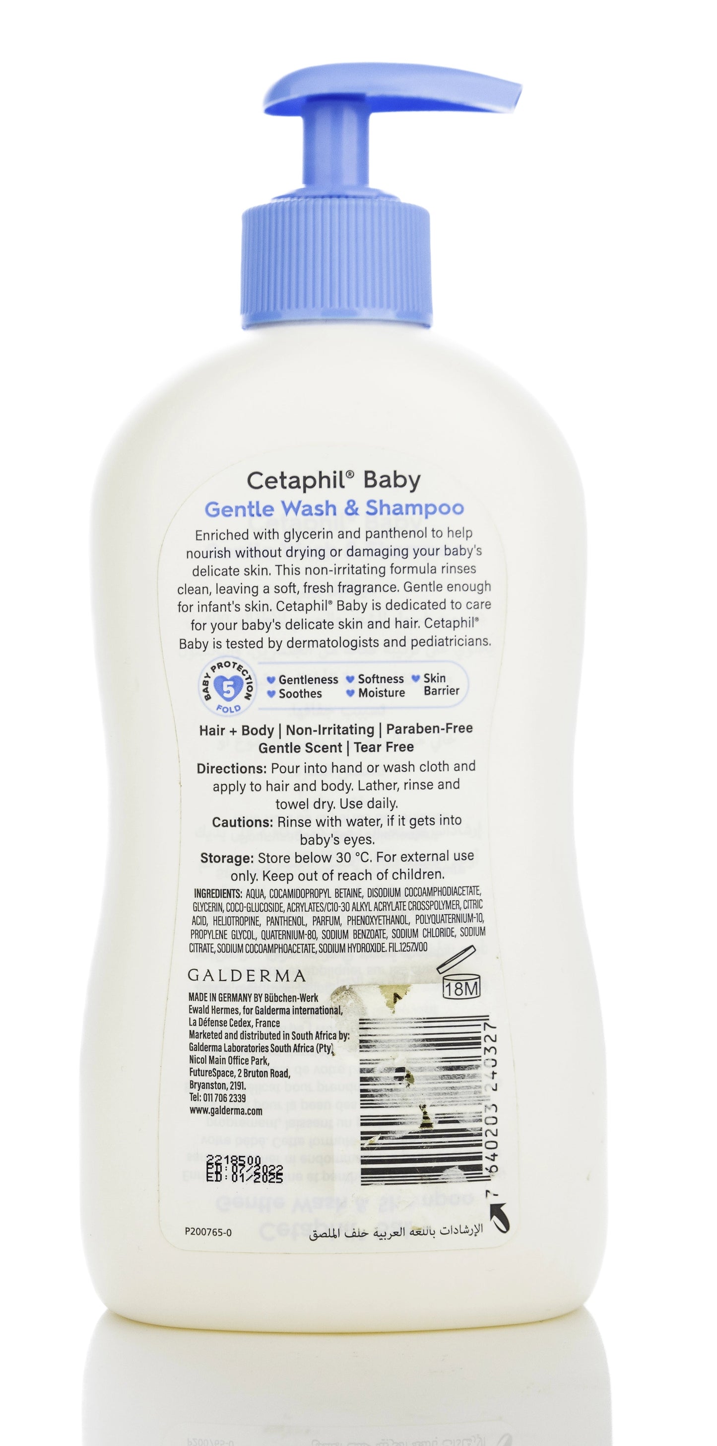 Cetaphil Baby Gentle Wash & Shampoo 400 Ml