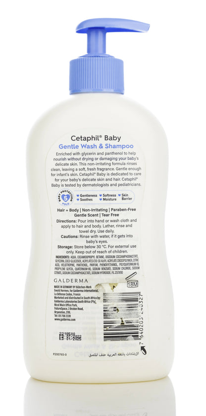 Cetaphil Baby Gentle Wash & Shampoo 400 Ml