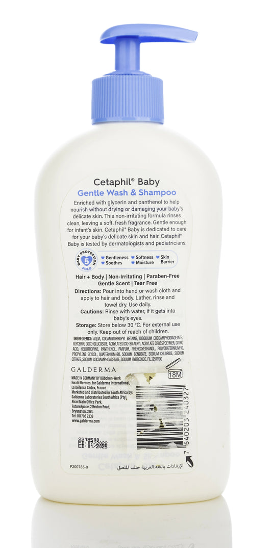 Cetaphil Baby Gentle Wash & Shampoo 400 Ml