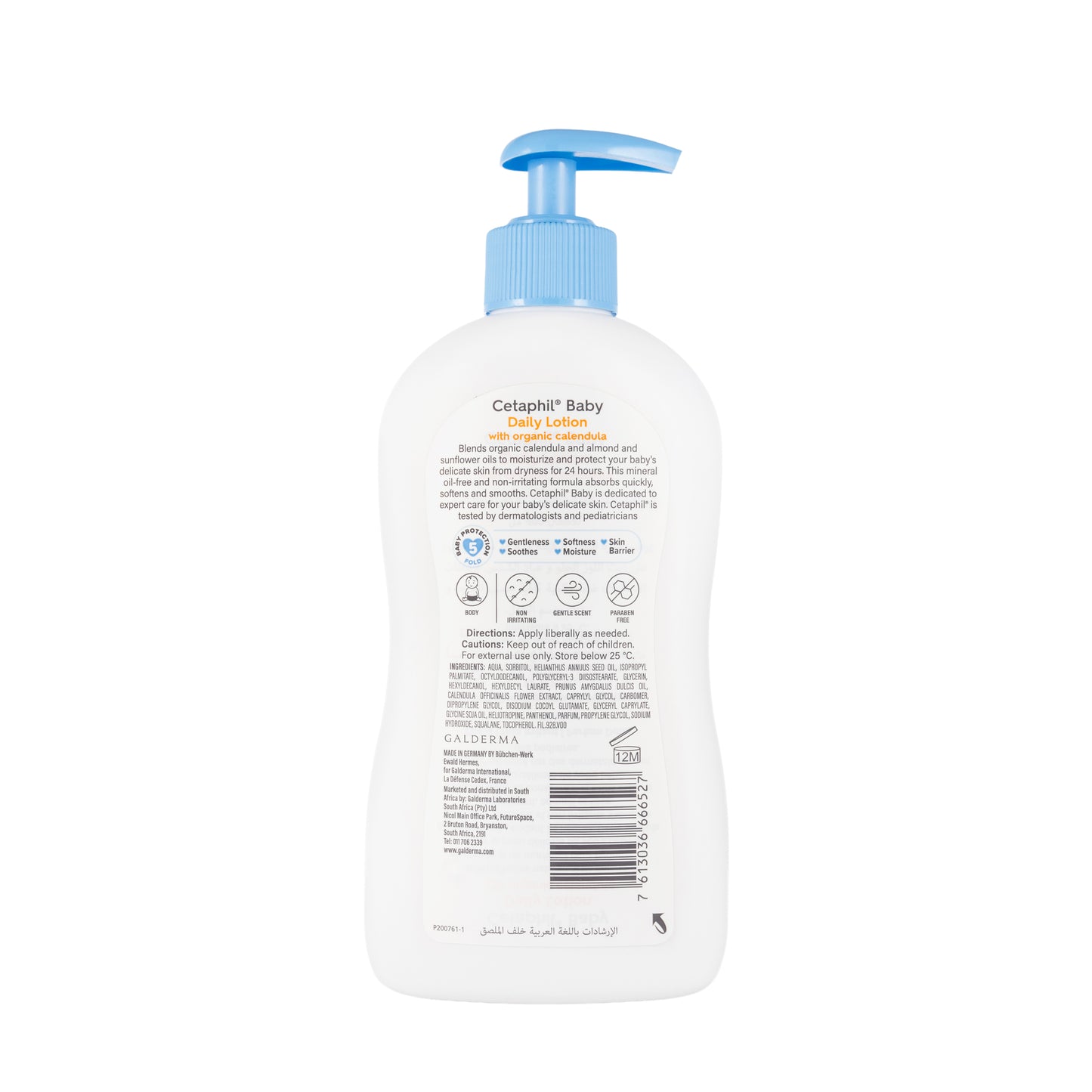 Cetaphil Baby Daily Lotion with Organic Calendula 400 Ml