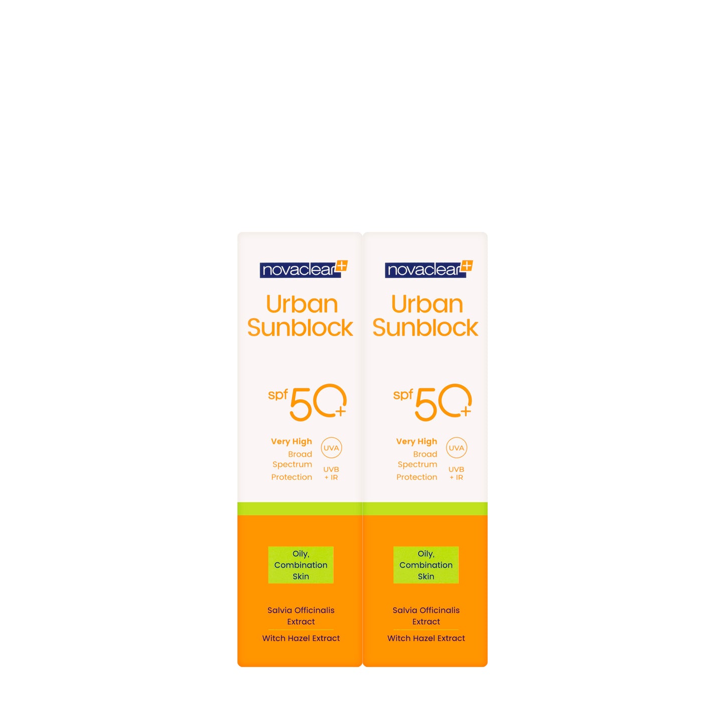 Novaclear Urban Sun [Oily Skin] Spf 50+Face Cream 40 ml 40 Ml 1+1 Offer