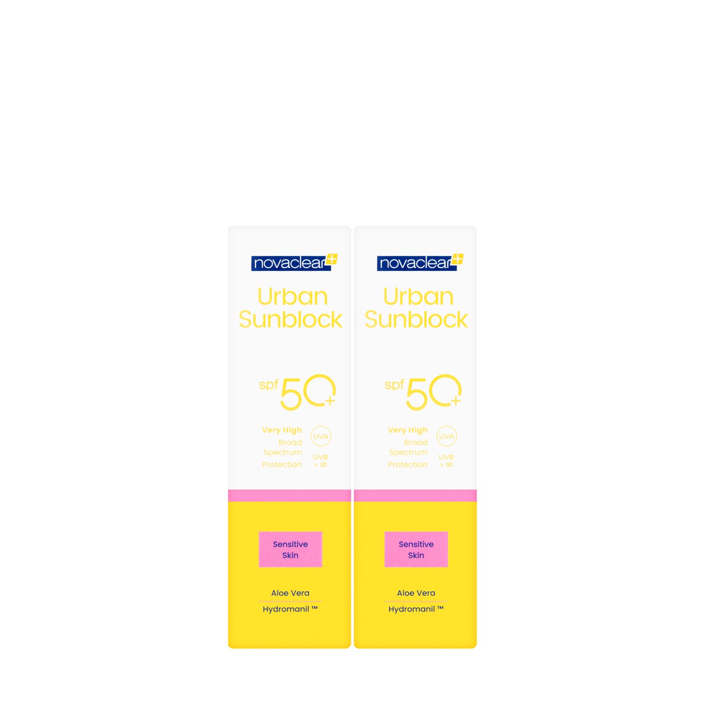 Novaclear Urban Sun [Sensitiv Skin]Spf 50+Face Cream 40 ml 40 Ml 1+1 Offer