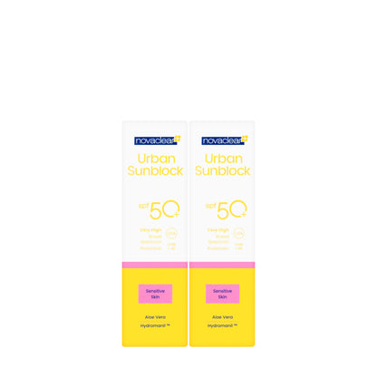 Novaclear Urban Sun [Sensitiv Skin]Spf 50+Face Cream 40 ml 40 Ml 1+1 Offer