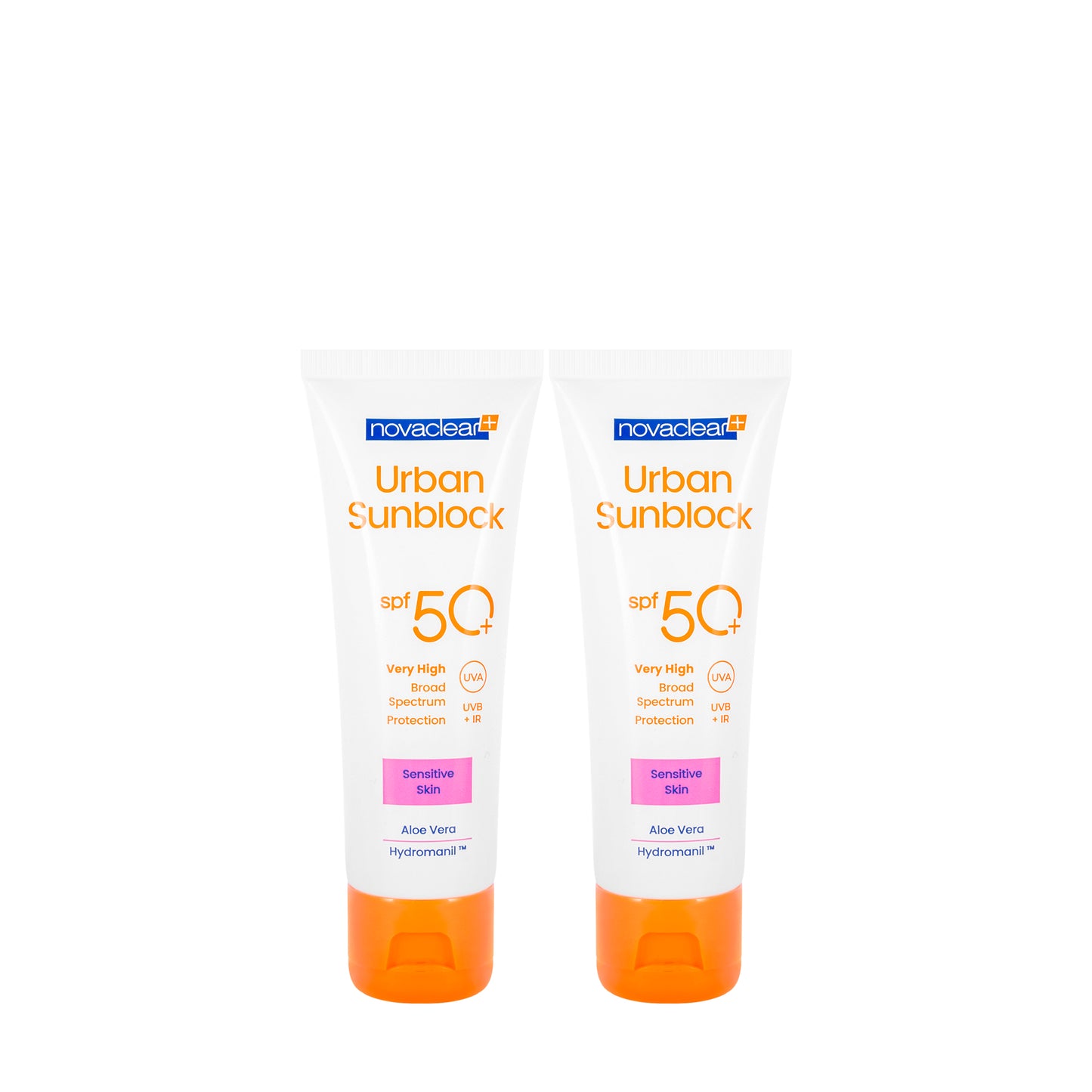 Novaclear Urban Sun [Sensitiv Skin]Spf 50+Face Cream 40 ml 40 Ml 1+1 Offer
