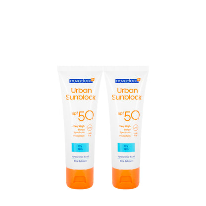 Novaclear Urban Sun [Dry Skin] Spf 50+ Face Cream 40 ml 40 Ml 1+1 Offer