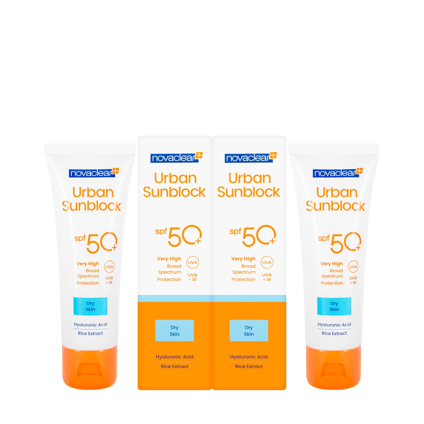Novaclear Urban Sun [Dry Skin] Spf 50+ Face Cream 40 ml 40 Ml 1+1 Offer