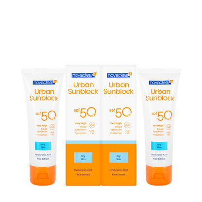 Novaclear Urban Sun [Dry Skin] Spf 50+ Face Cream 40 ml 40 Ml 1+1 Offer