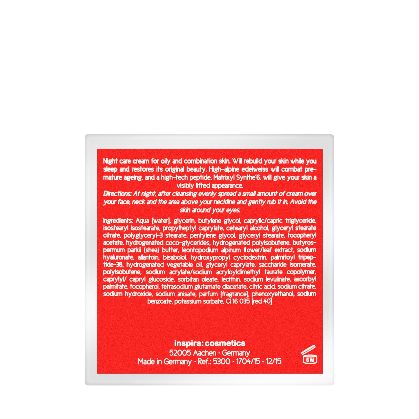 Inspiramed Total Regenerating Night Cream 50 Ml