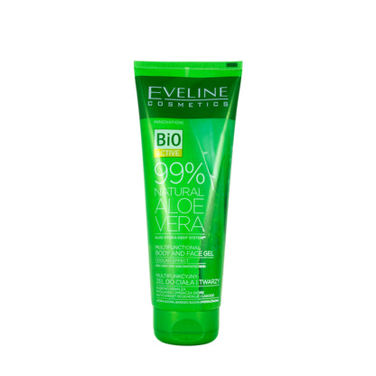 Eveline Bio Organic 99% Natural Aloe Vera Multifunctional Body and Face Gel 250 Ml