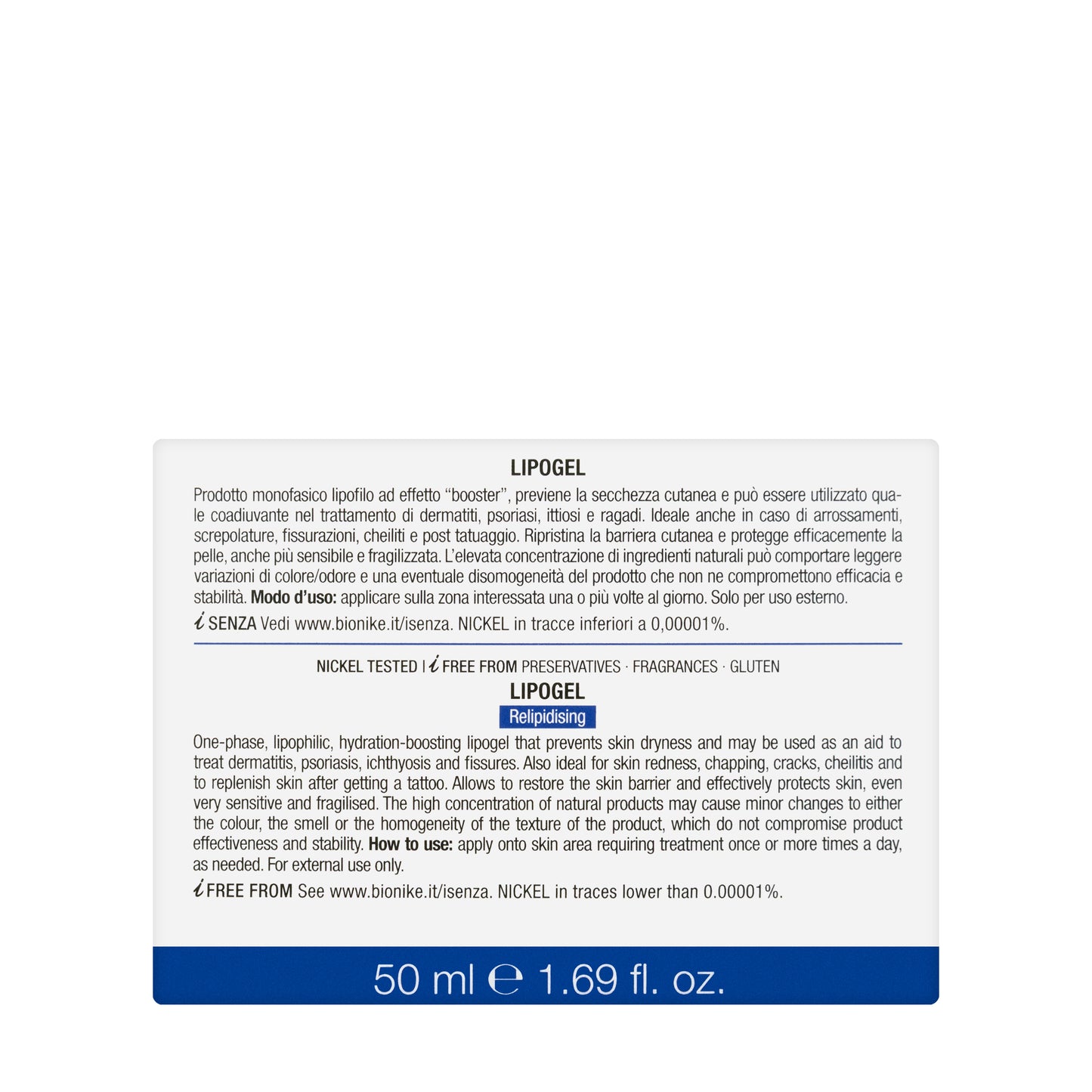 BioNike Proxera Lipogel 50 Ml