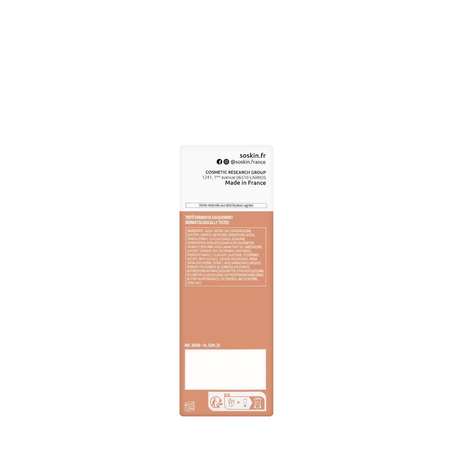 Soskin Hydrawear Light Moisturising Gel-Crème 60 ml