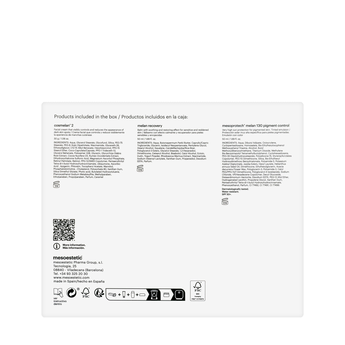 Mesoestetic Cosmelan Home Pack 3 In1