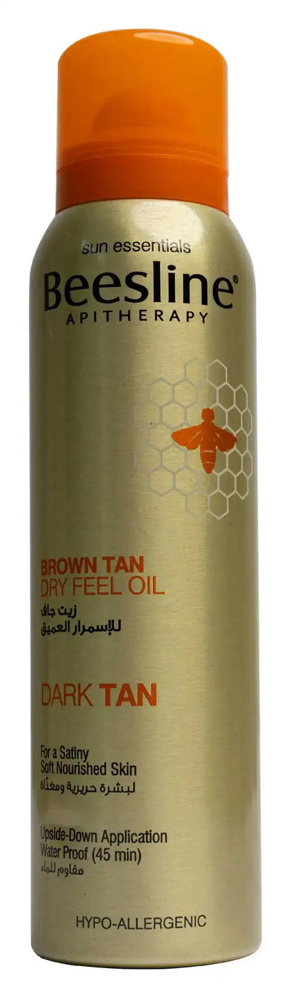 Beesline Brown Tan Dry Feel Oil Dark Tan Spray 150 Ml