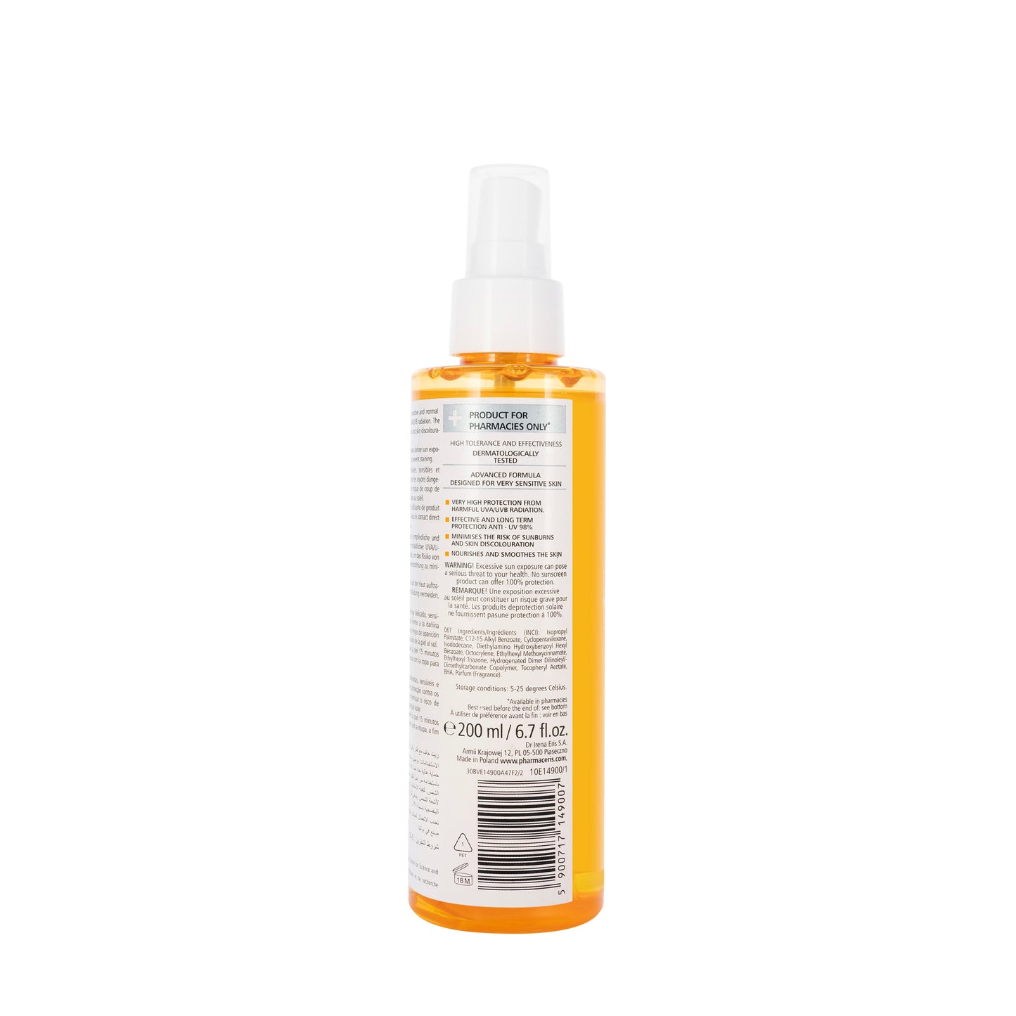Pharmaceris Sun Protect SPF 50+ Spray 200 ml