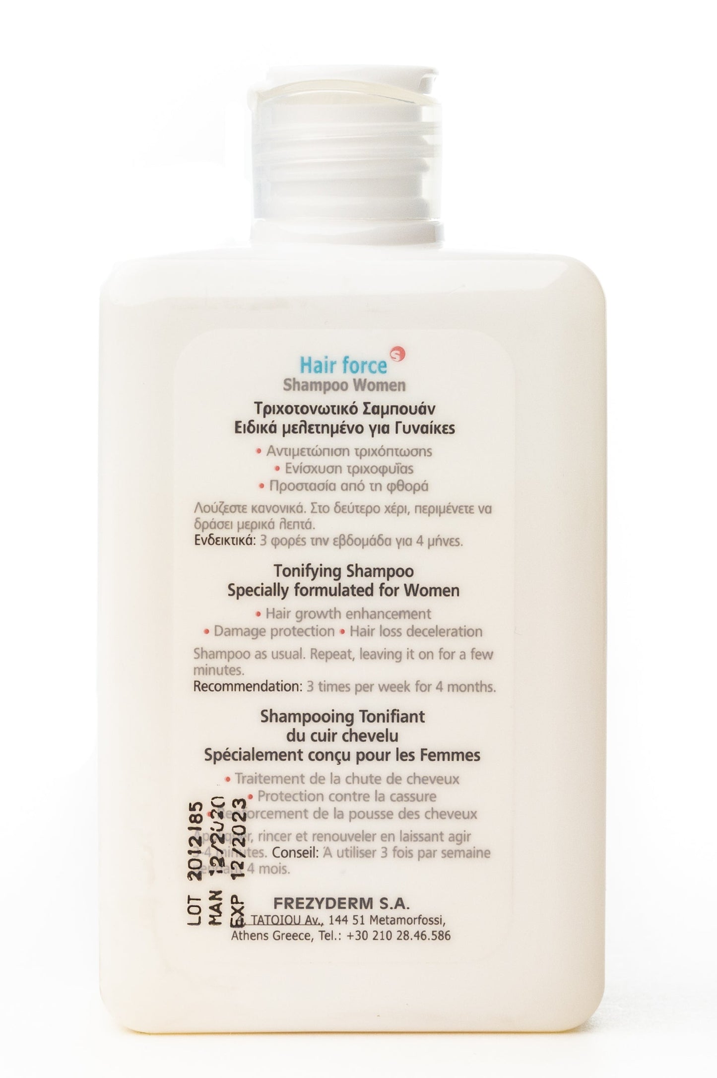 Frezyderm Hair Force shampoo Woman 200 Ml