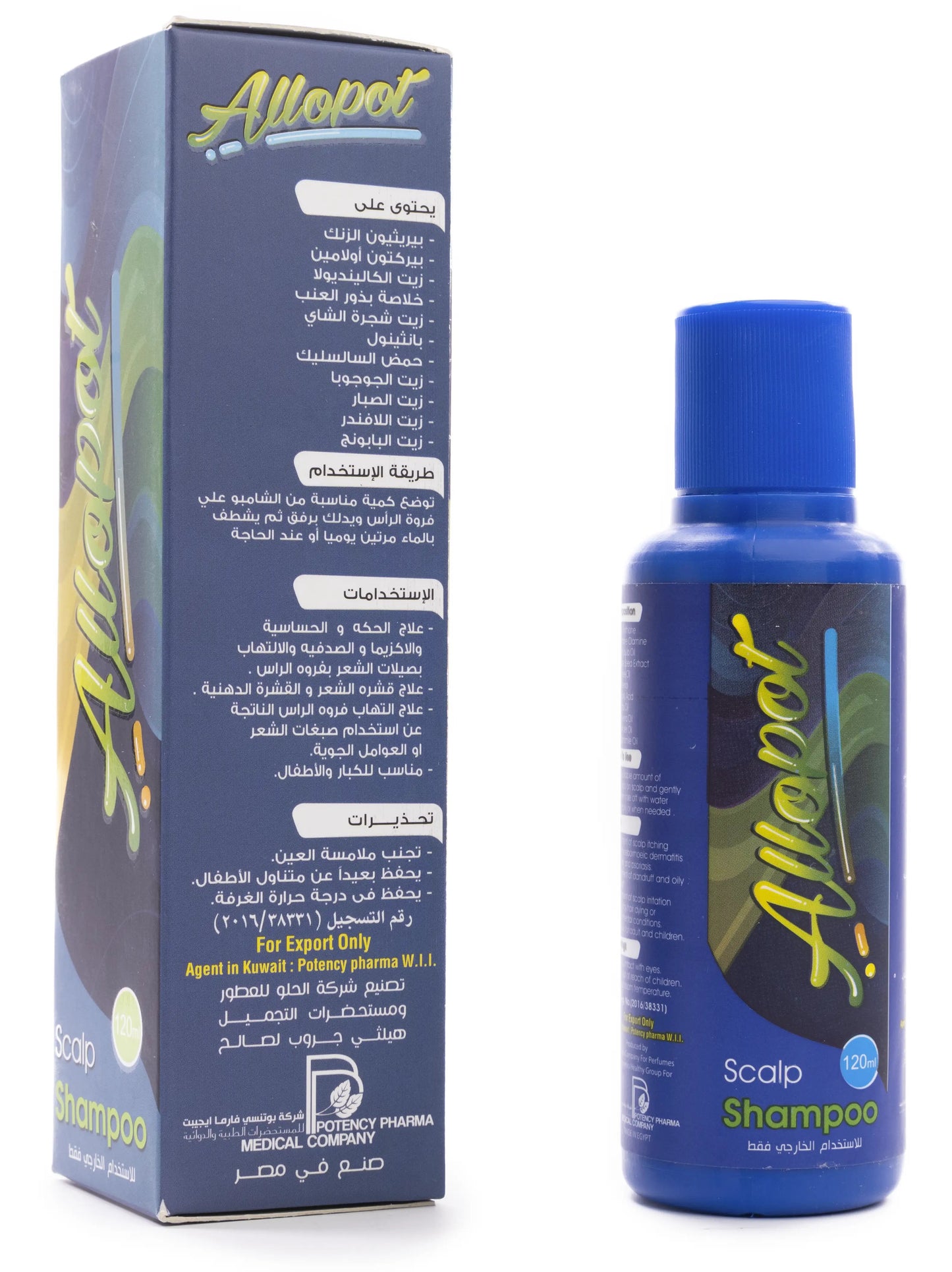 Allopot Scalp shampoo 120 Ml