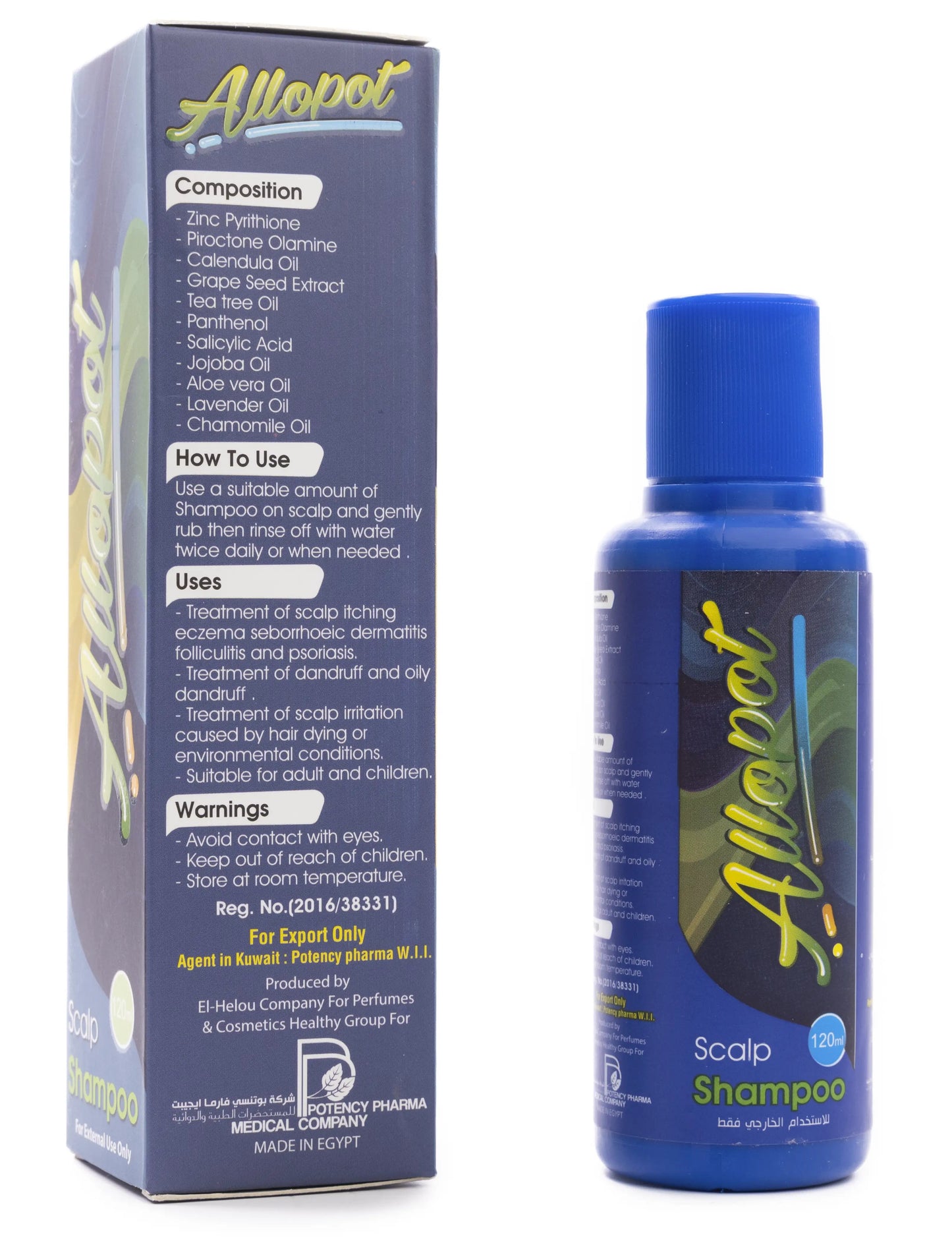 Allopot Scalp shampoo 120 Ml
