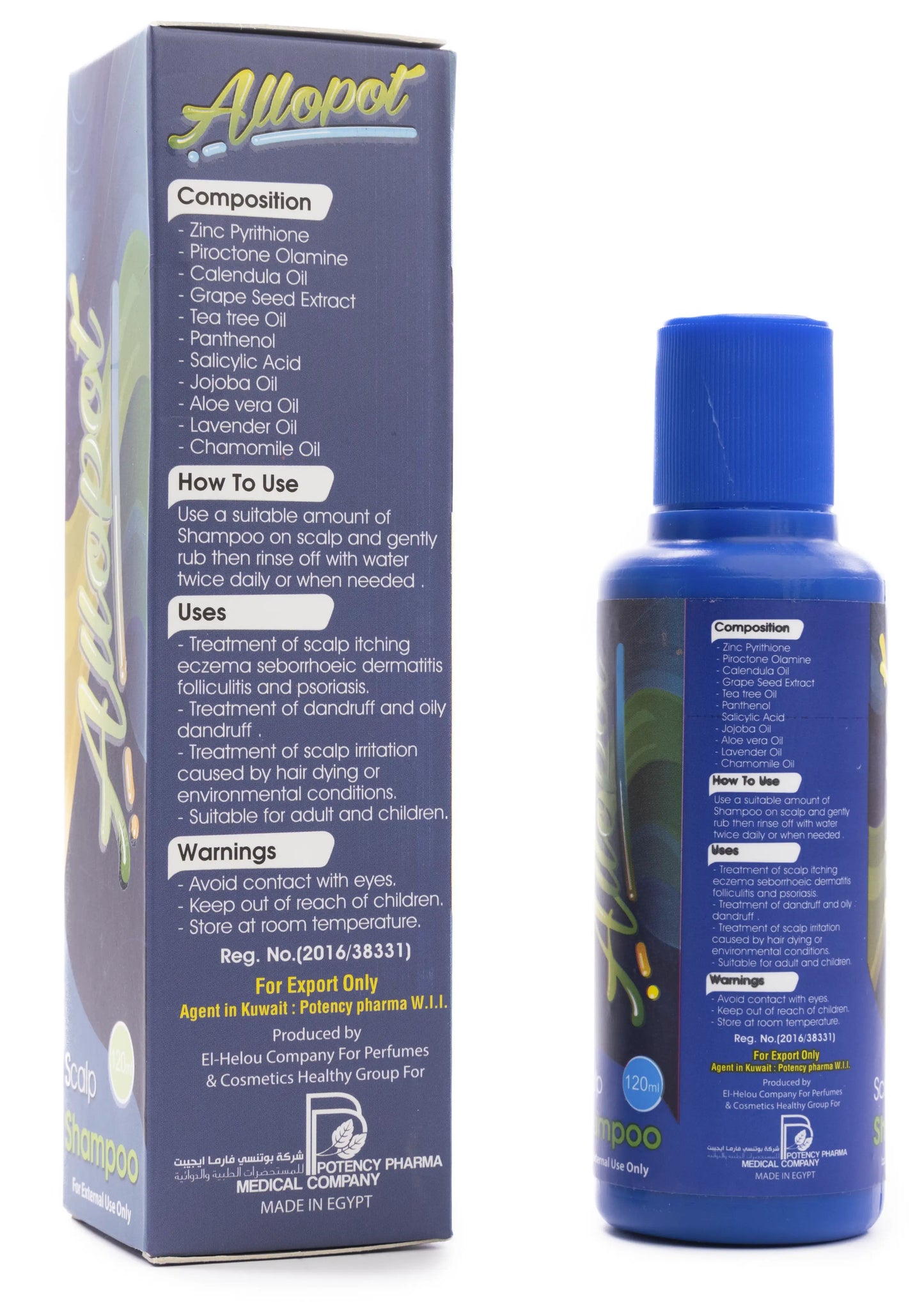Allopot Scalp shampoo 120 Ml