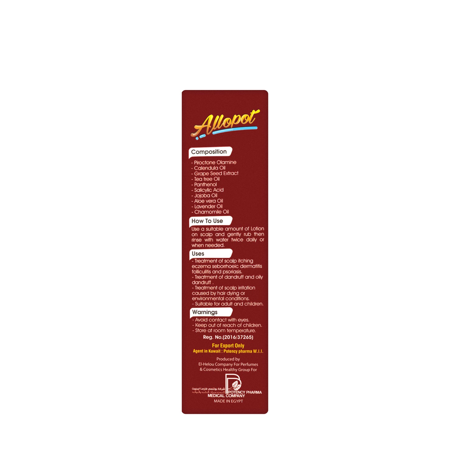 Allopot Scalp Lotion 120 Ml