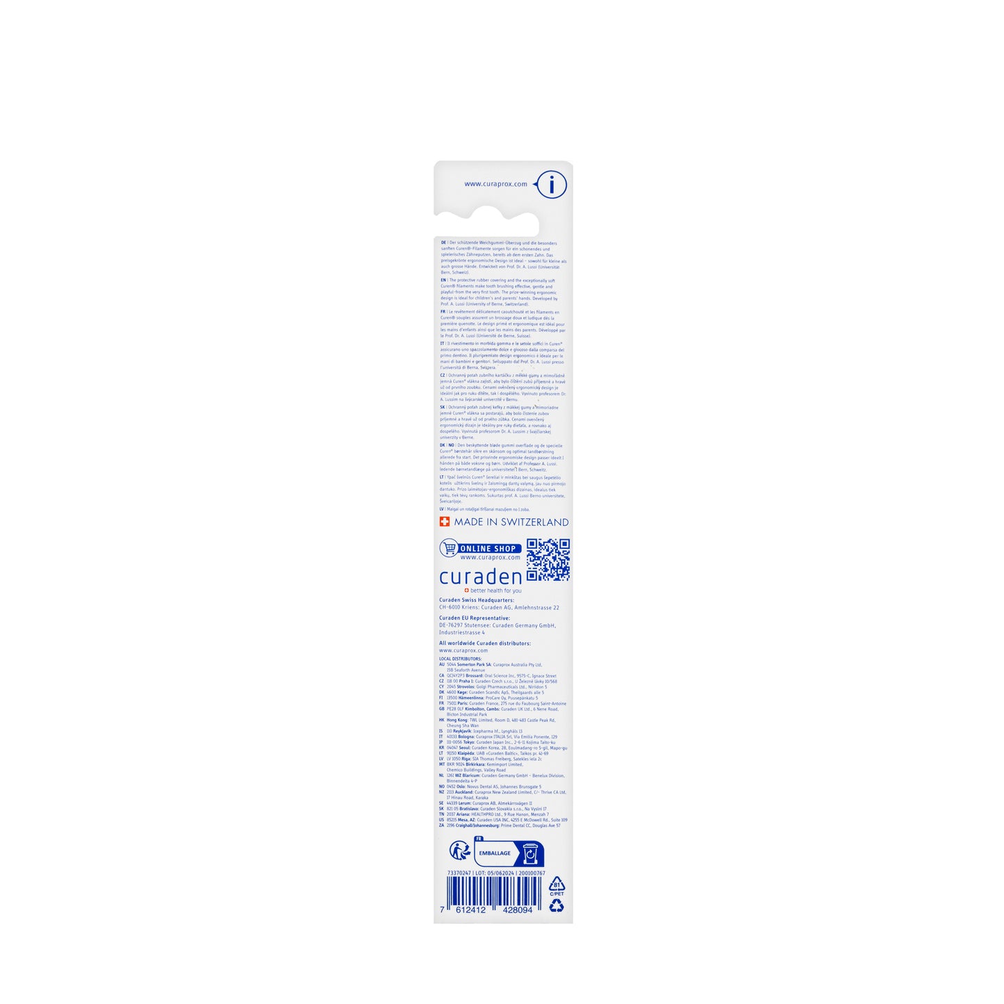 Curaprox Curababy Toothbrush