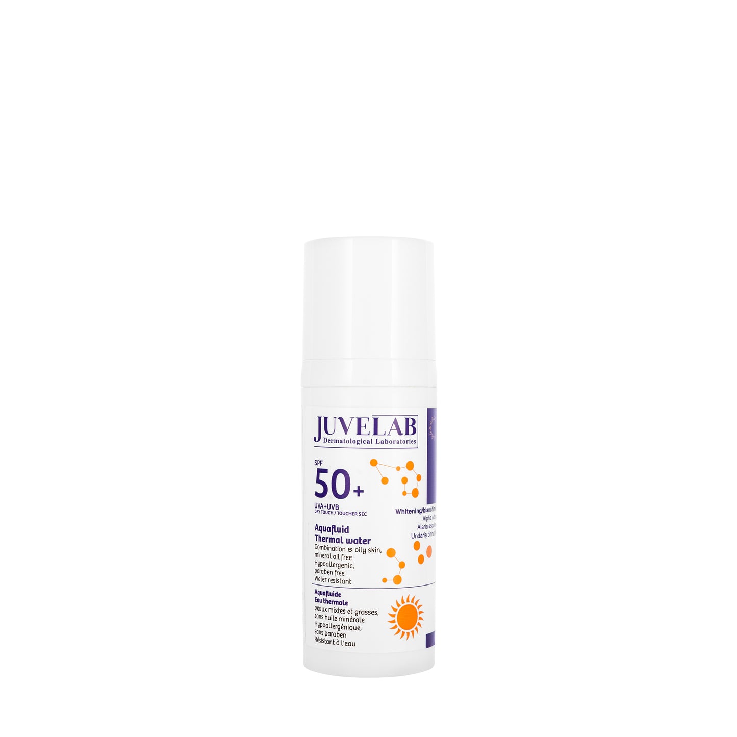 Juvelab Spf 50+ Whitening  Aqua Fluid 40 Ml