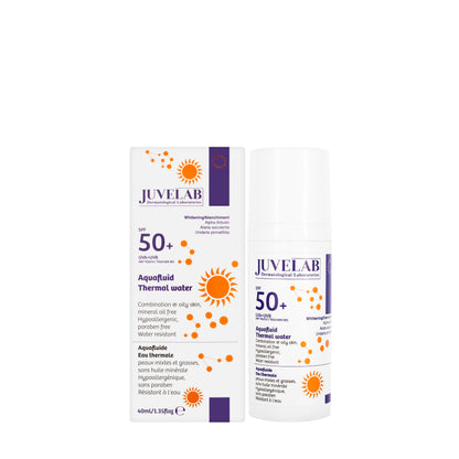 Juvelab Spf 50+ Whitening  Aqua Fluid 40 Ml