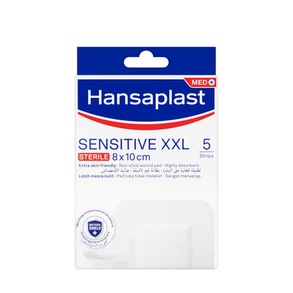 Hansaplast Sensitive 2-XL [8X10Cm] 5 Pieces