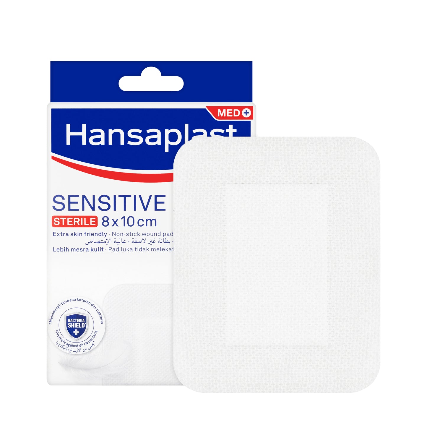 Hansaplast Sensitive 2-XL [8X10Cm] 5 Pieces