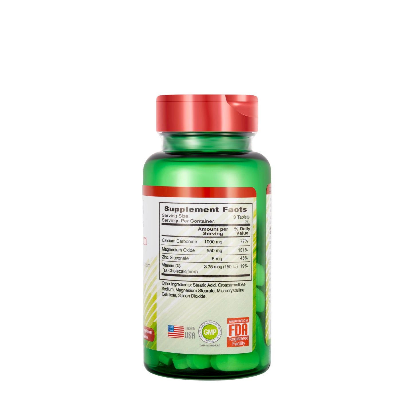 Human Essentials Calcium Magnesium Zinc +Vitamin D3 60 Tablet