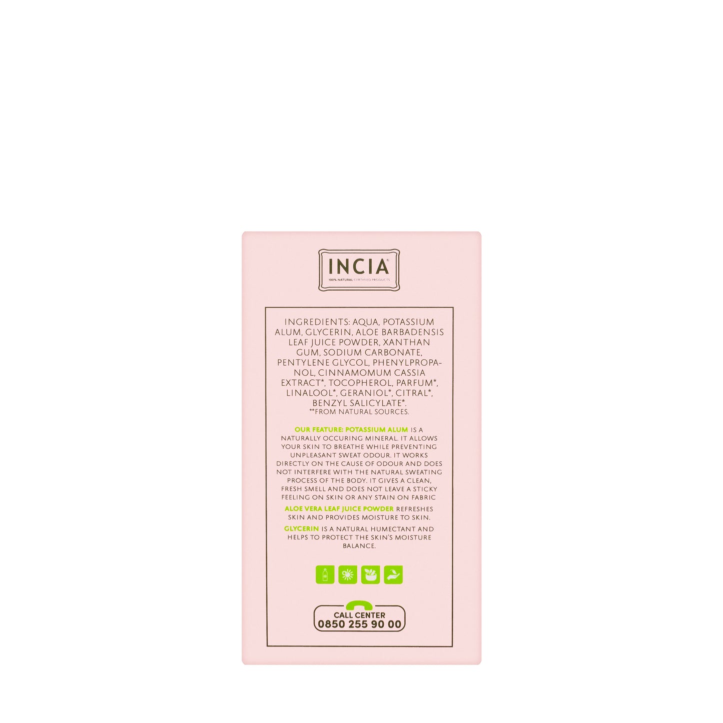 Incia Natural Deodorant Roll-On Sensitive Skin 50 Ml