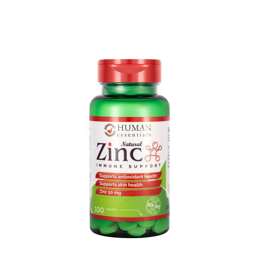 Human Essentials Zinc 50 mg 100 Tablet