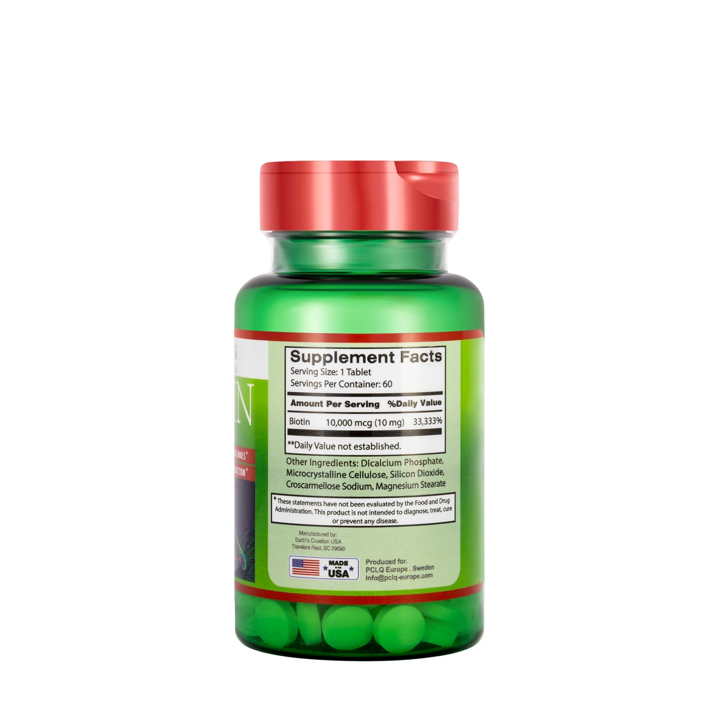 Human Essentials Biotin 10000Mcg 60 Tablet