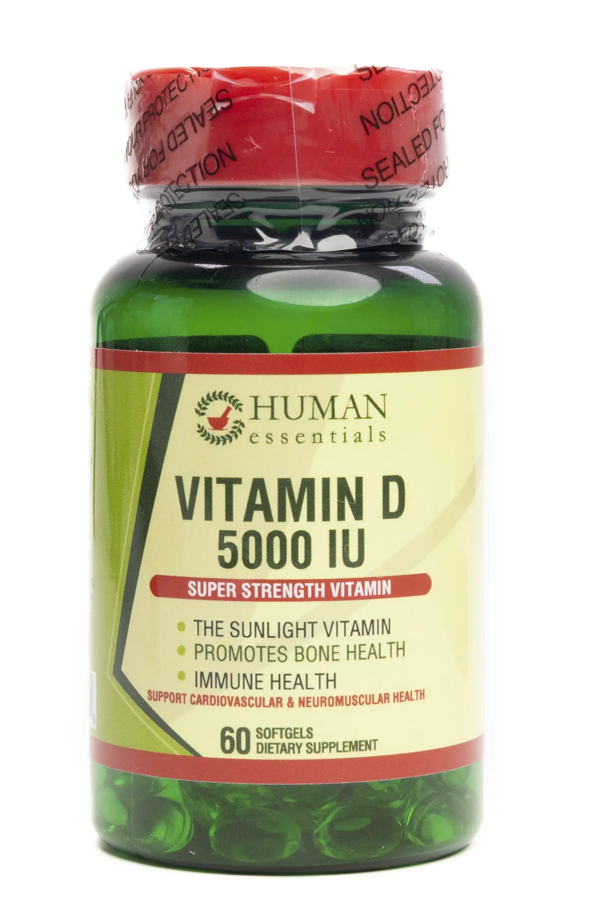 Human Essentials Vitamin D 5000IU 60 Tablet