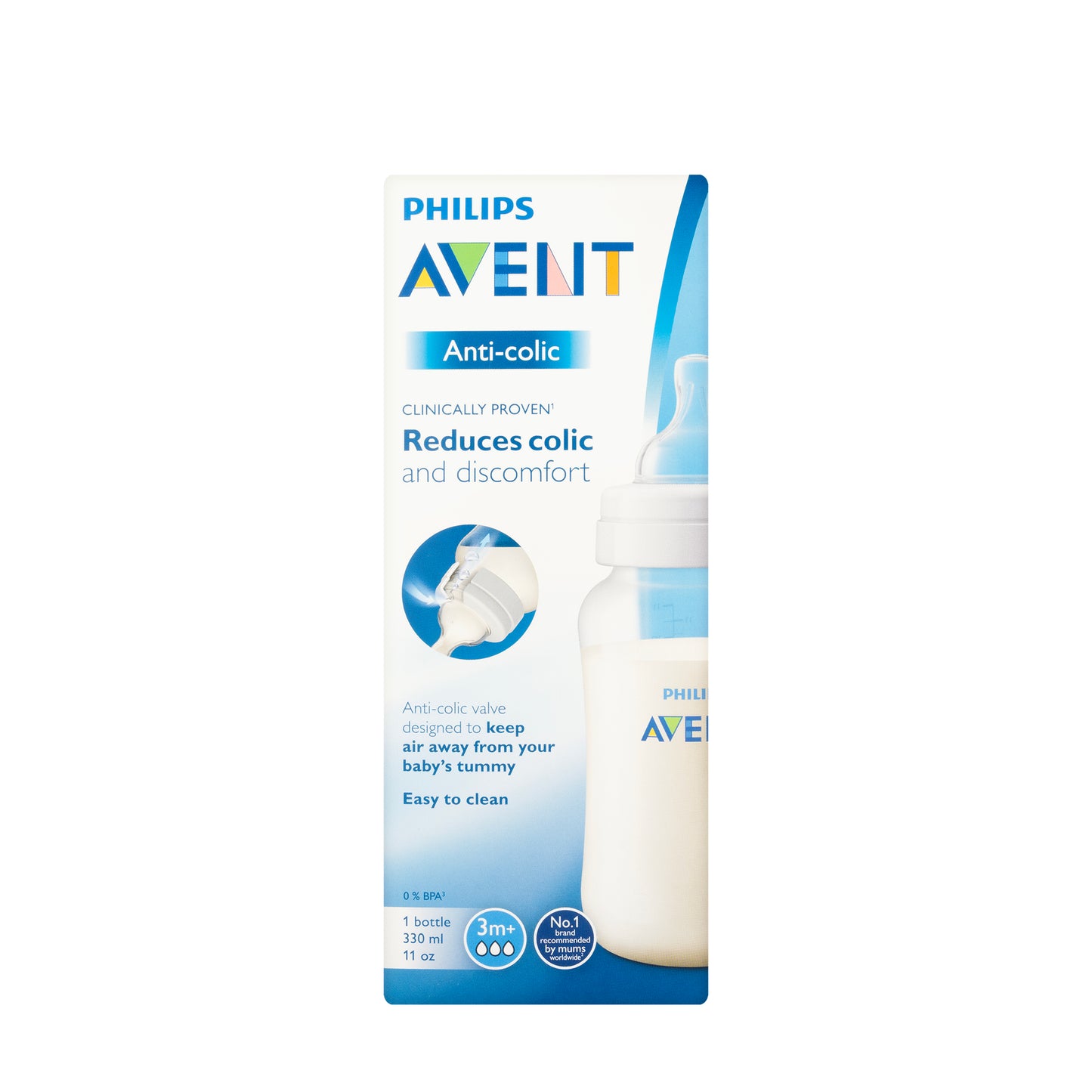 Avent [743] Anti Colic Bottle 3M+ 330ML