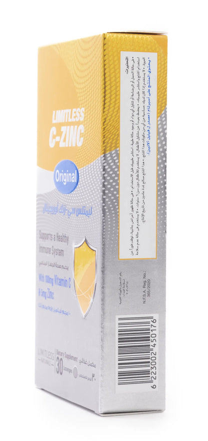 Limitless C-Zinc Original 30 Lozenges