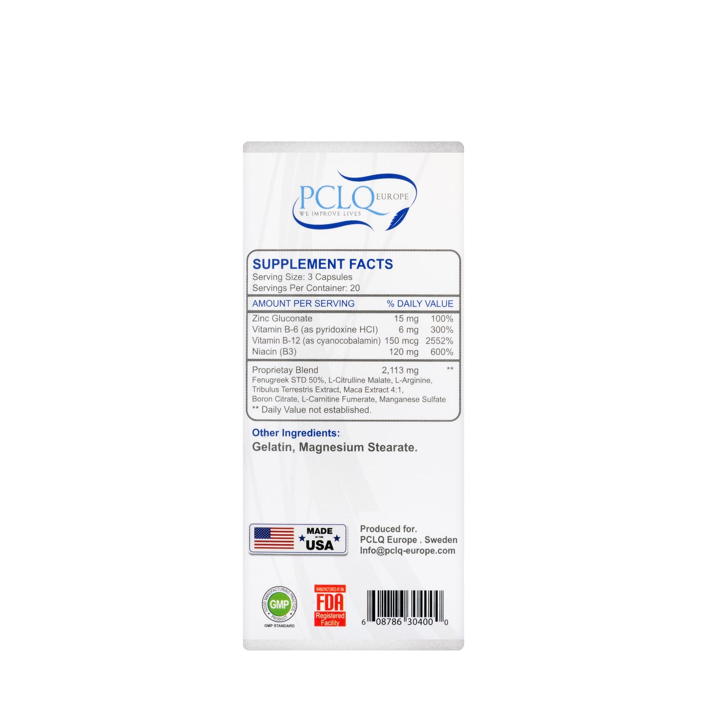PCLQ Intimix Advance 60 Capsules