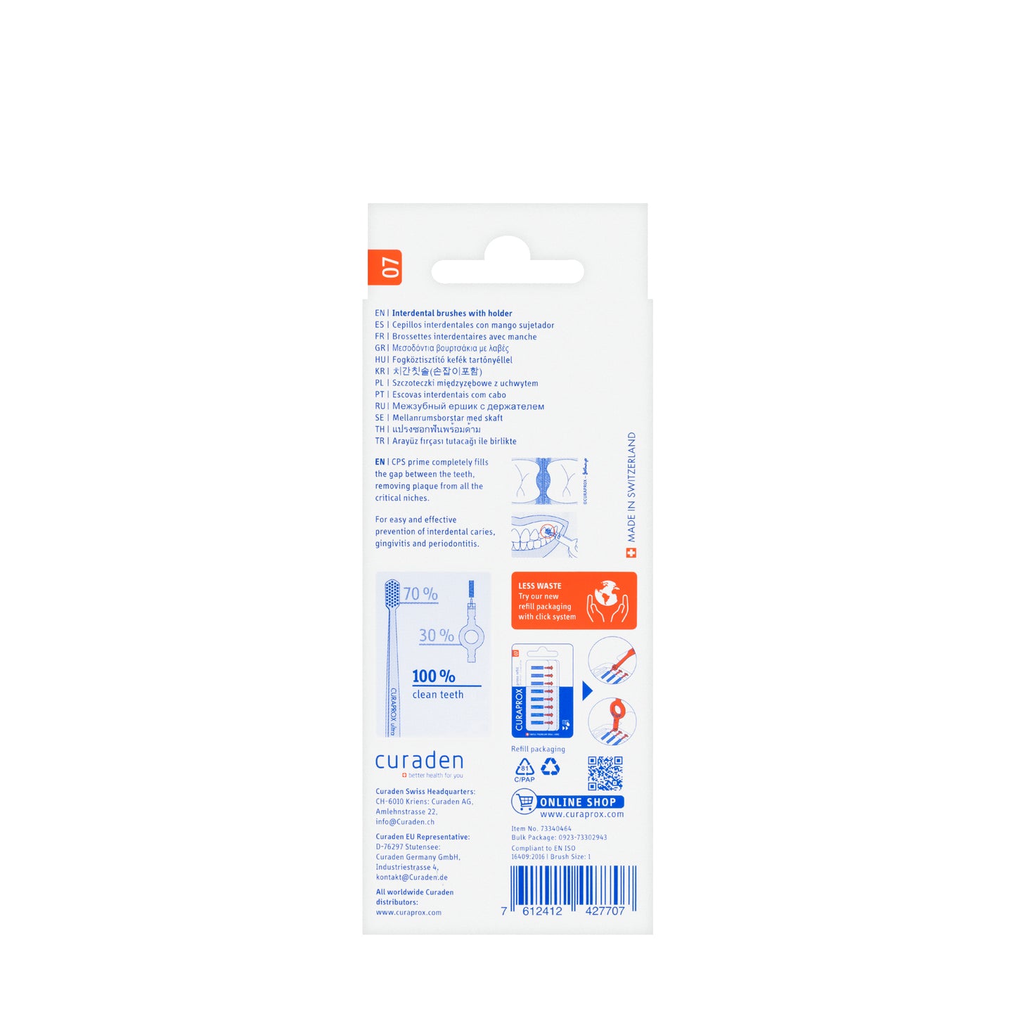 Curaprox Prime Start [CPS 07] Intradental Brush
