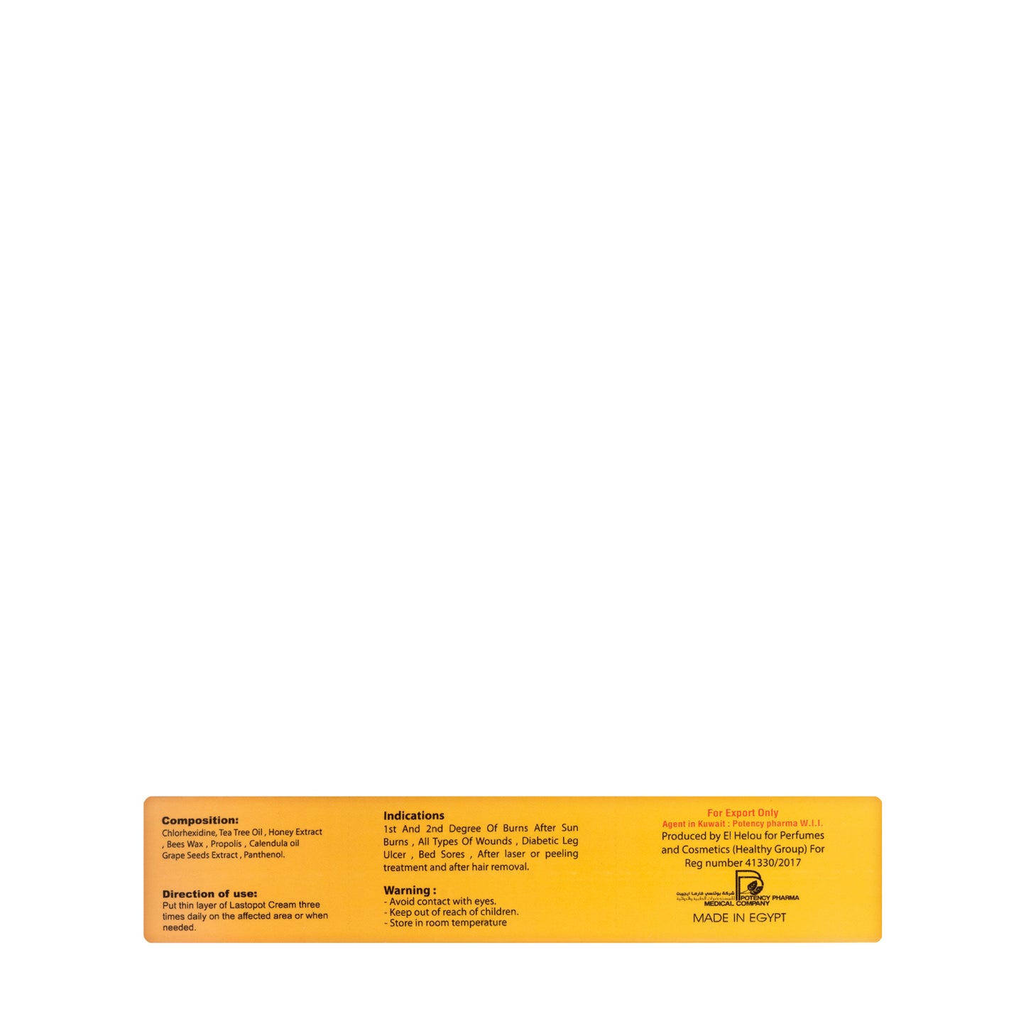 Lastopot Skin Healing Cream 50Gm
