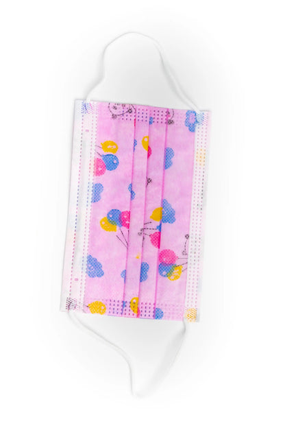 Face Mask Kids Pink [Girls] 50 Pieces