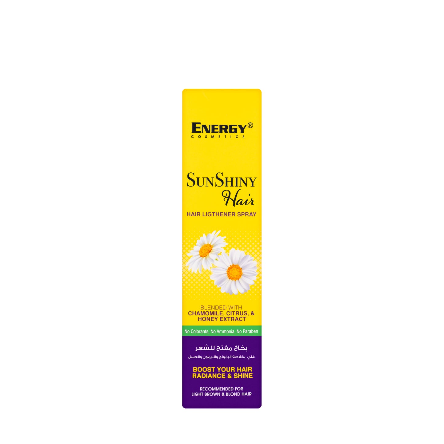 Energy Cosmetics Sun Shiny Hair Lightener Camomil Spray 125 Ml