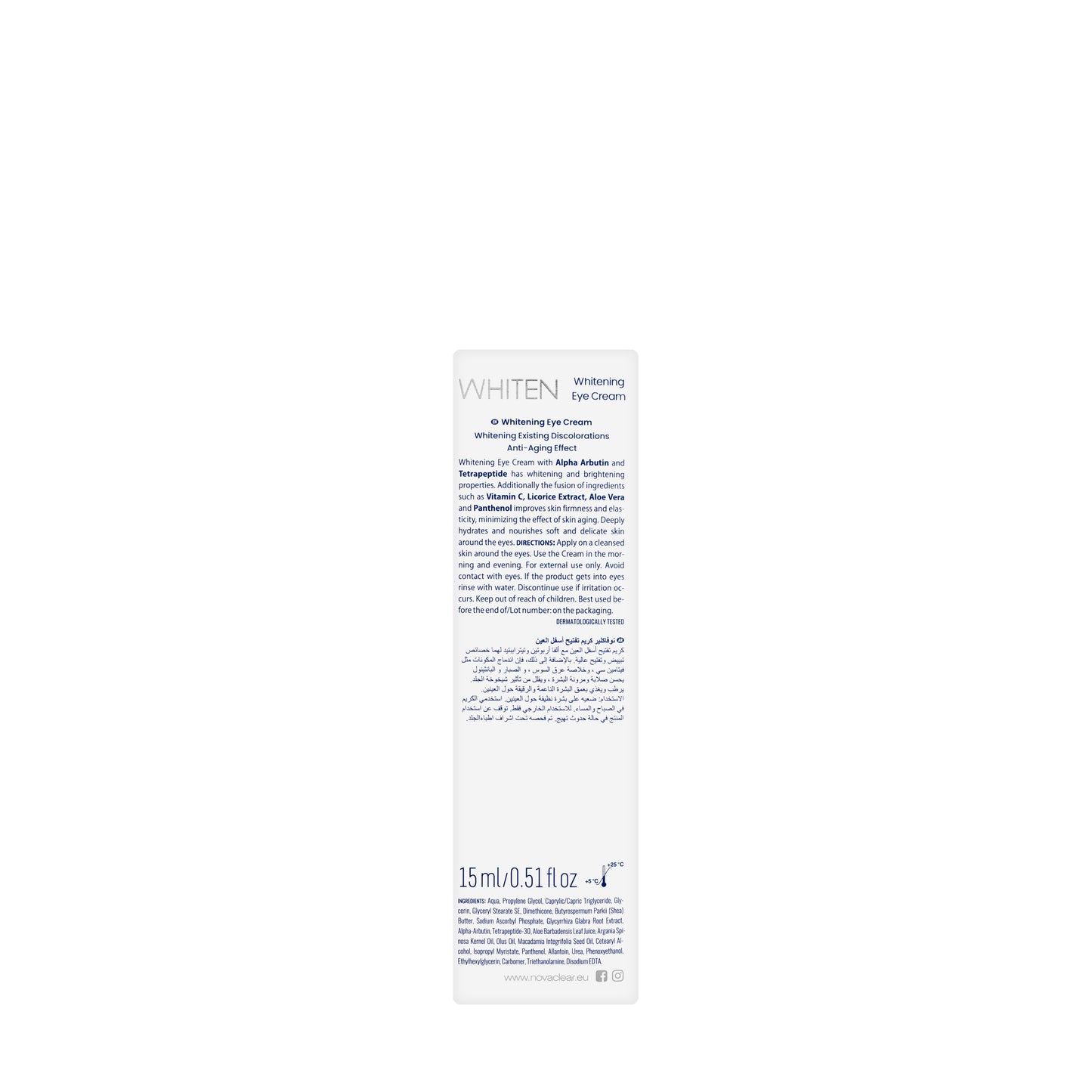 Novaclear Whitening Eye Cream 15 Ml