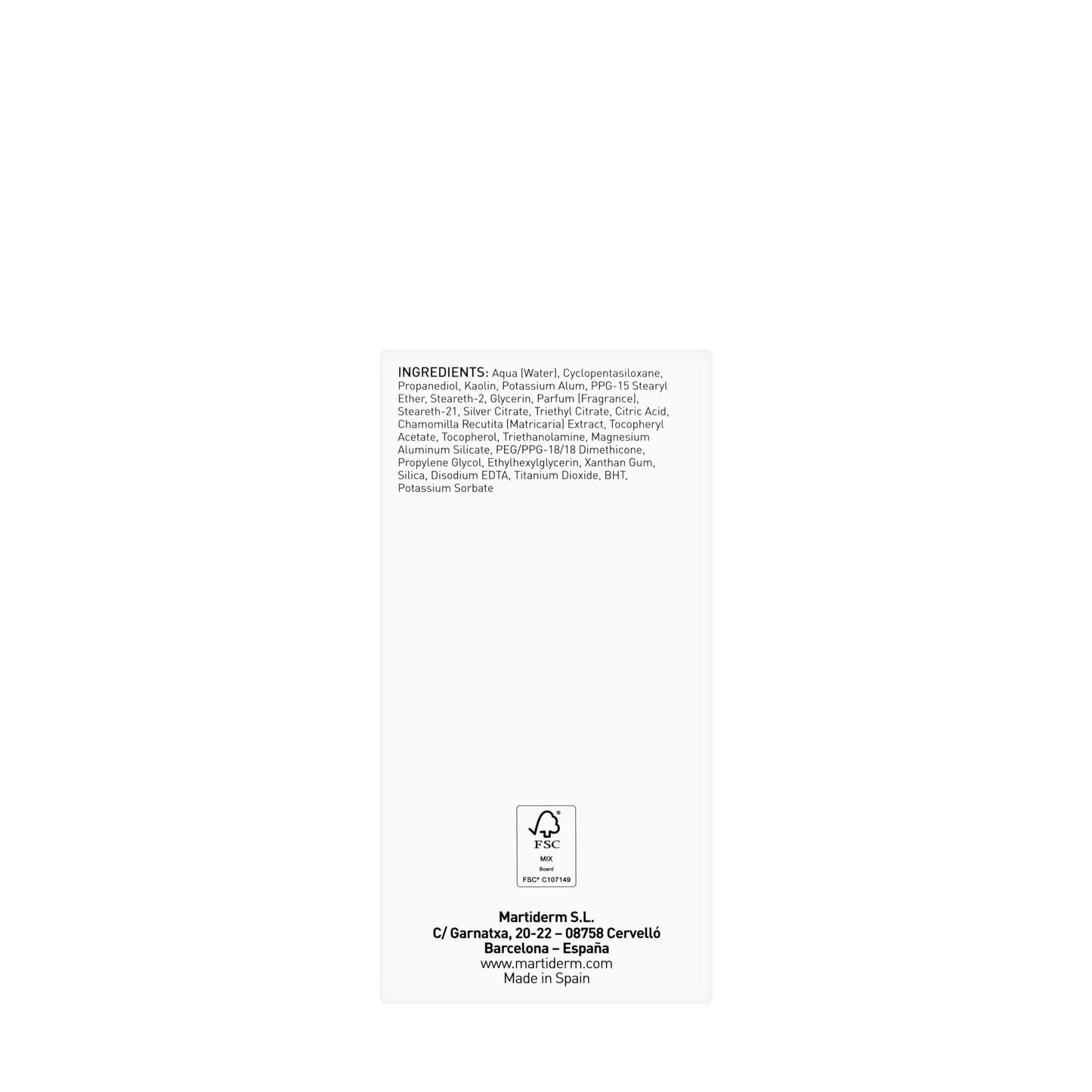 Martiderm Dermoprotect Roll On 50 Ml
