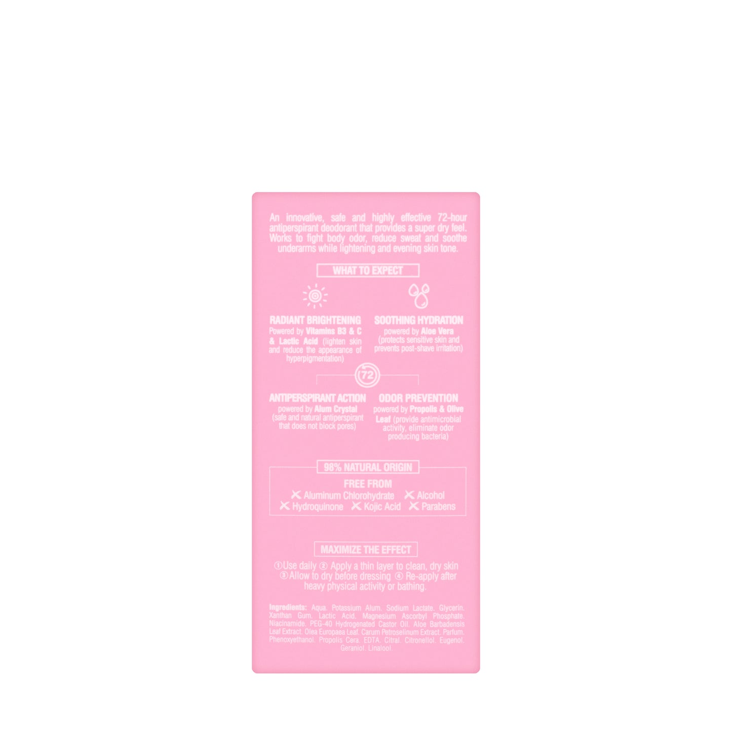 Beesline 72 Hours Whitening Roll On Deo Super Dry Jouri Rose 50 Ml
