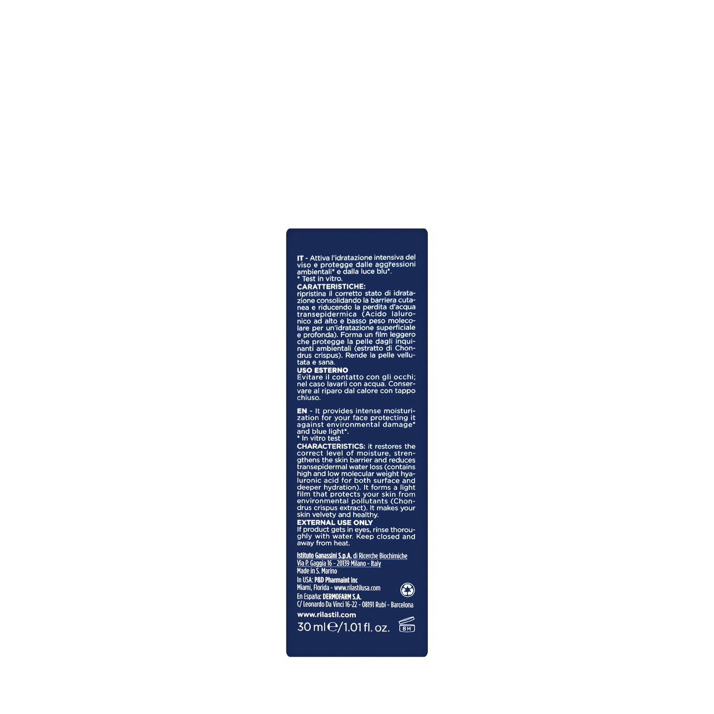 Rilastil Aqua Intense Gel Serum 30 Ml